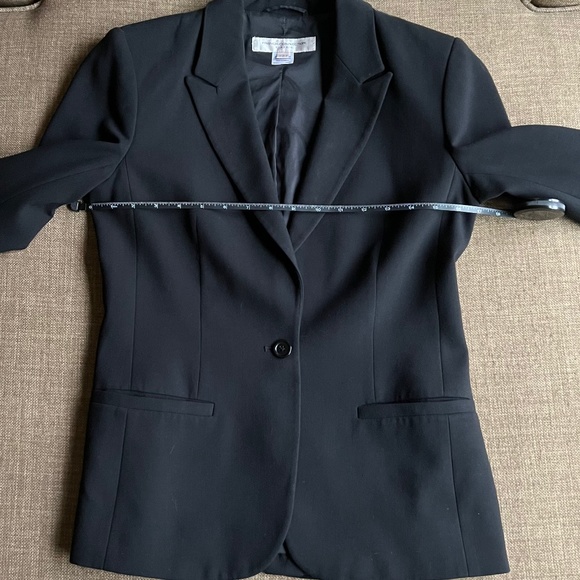 French Connection Classic Black One-Button Suiting Blazer/Jacket Size 2 - Picture 10 of 14